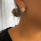 Boucles D'oreilles Trèfle double face