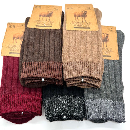 Chaussettes laine – Bout pailleté