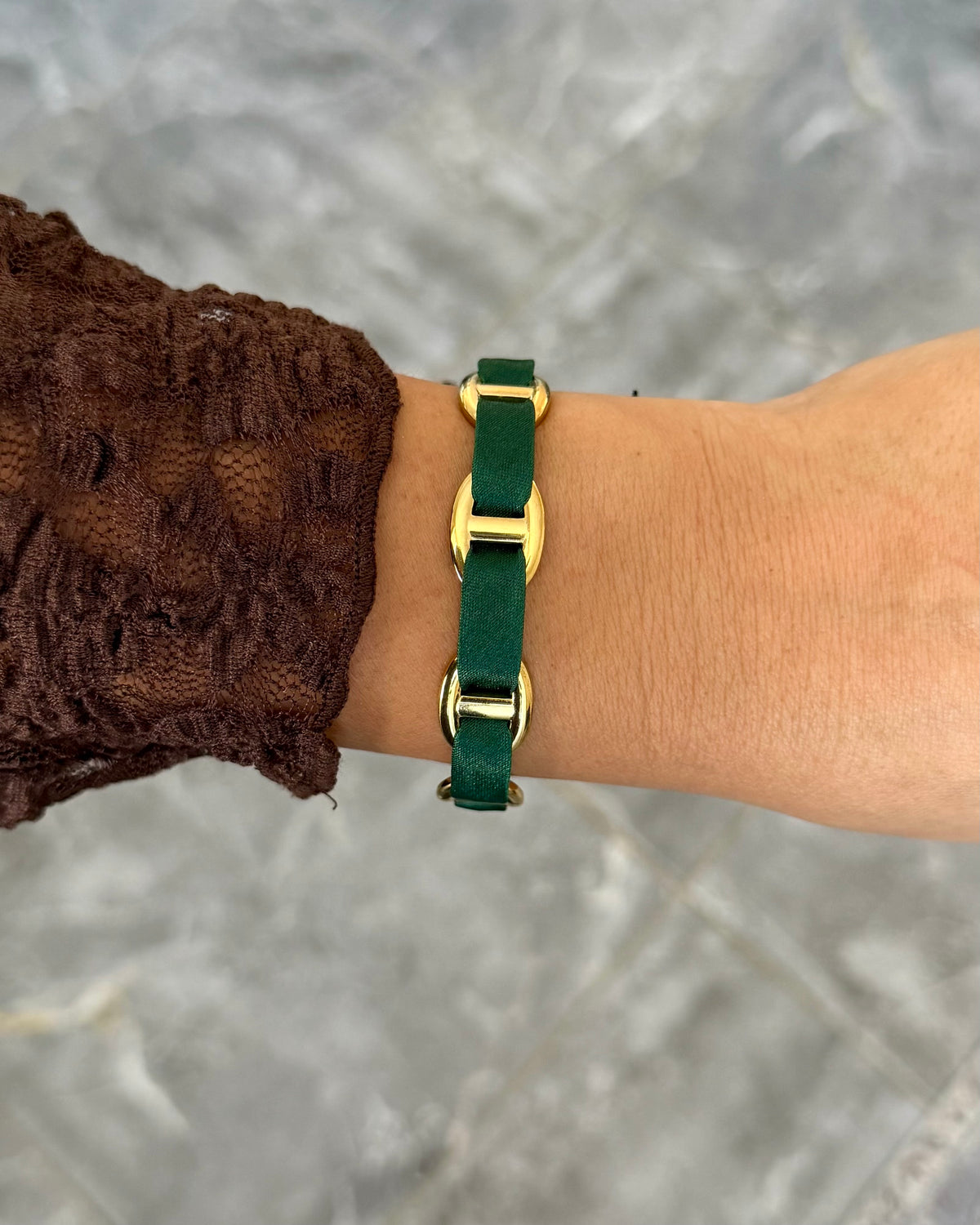 Bracelet Jonc Tess Vert