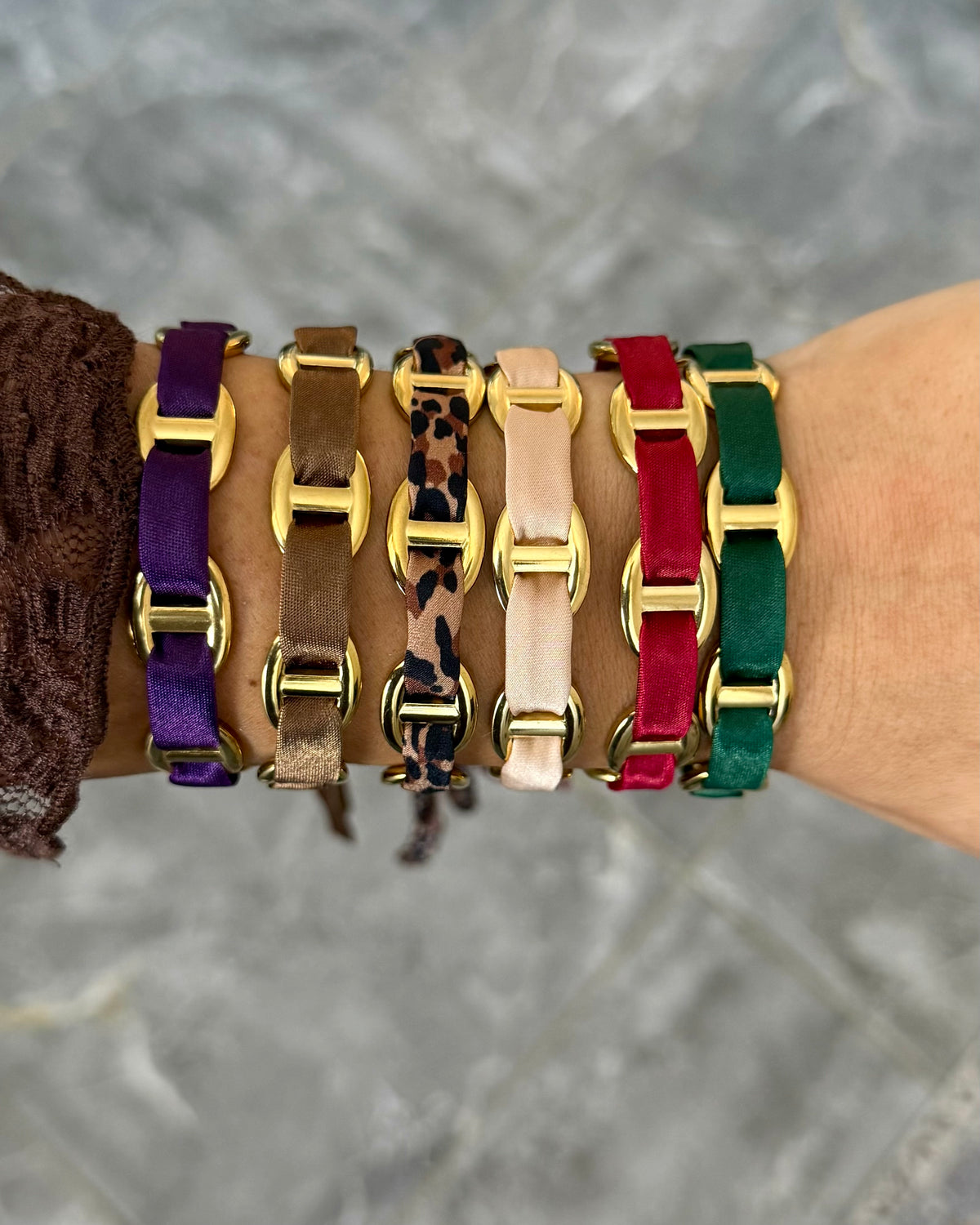 Bracelet Jonc Tess Léopard