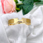 Bracelet H doré