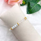 Bracelet perles blanc