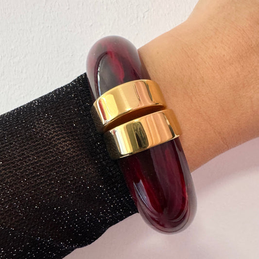 Bracelet Maé Bordeaux