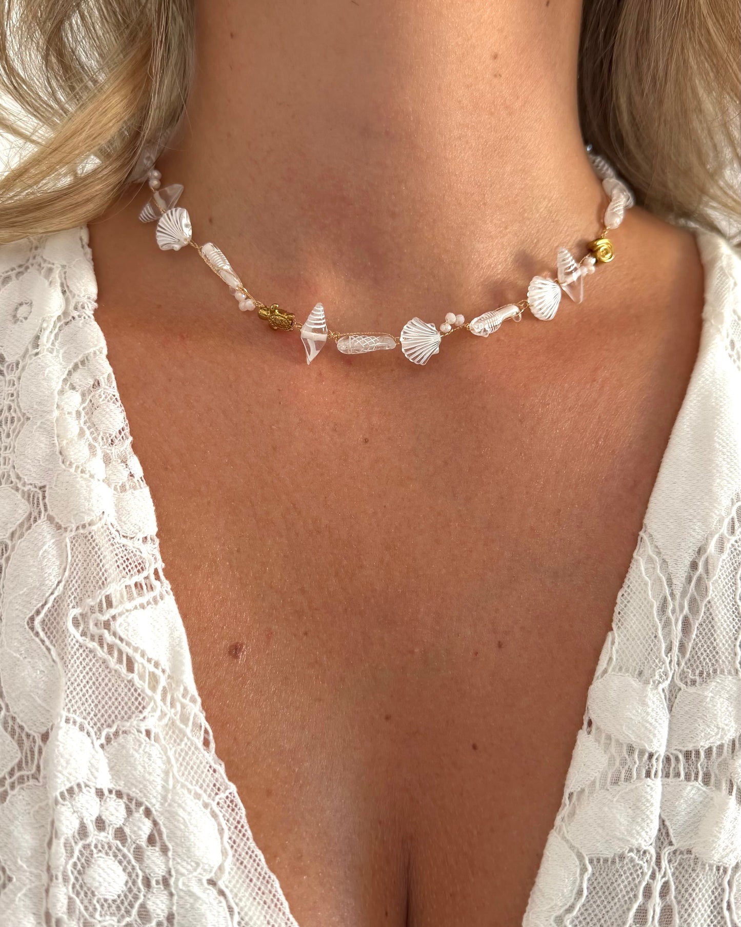 Collier Bahia Blanc