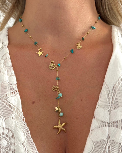 Collier Coralia Bleu