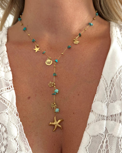 Collier Coralia Bleu