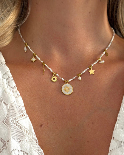 Collier Astra Blanc