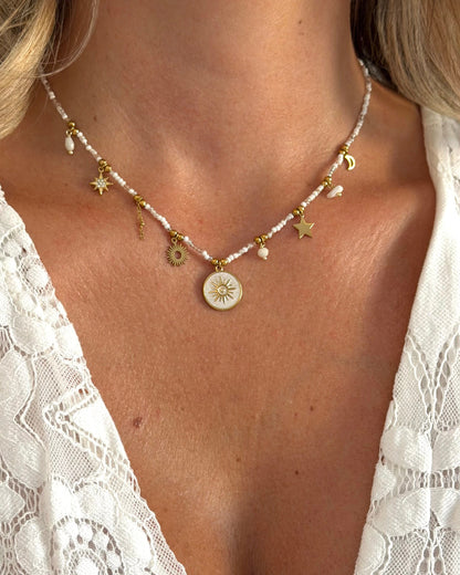 Collier Astra Blanc
