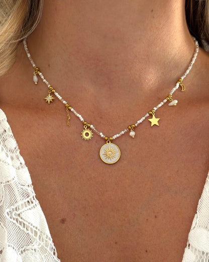 Collier Astra Blanc