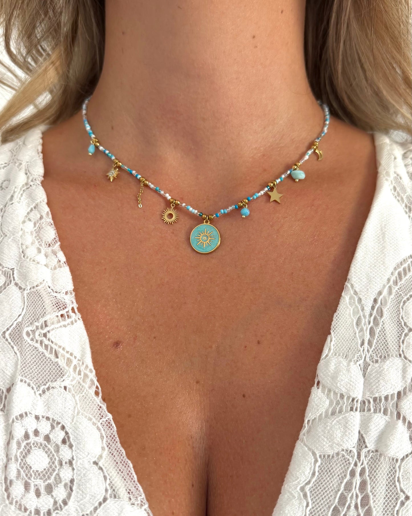 Collier Astra Bleu