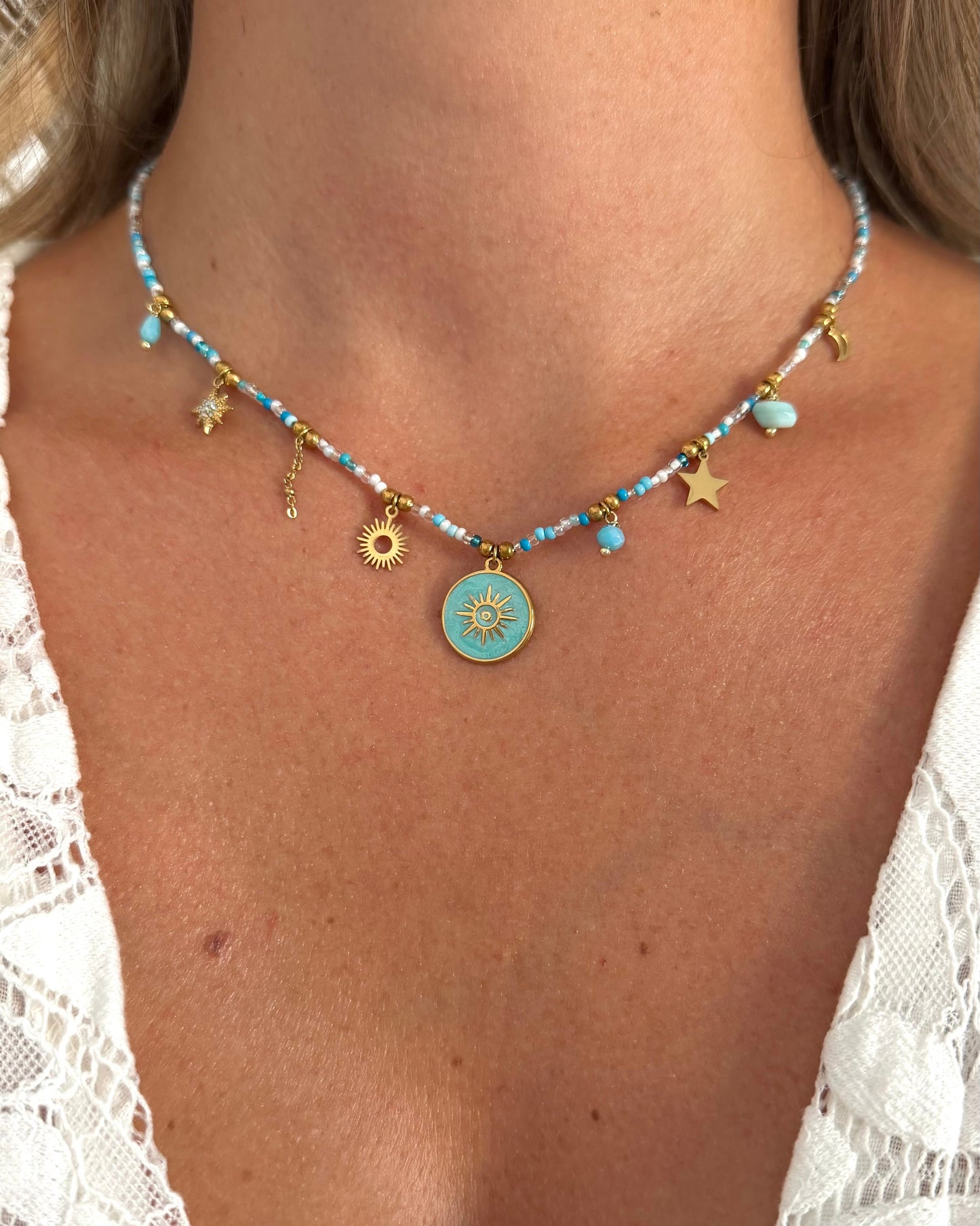 Collier Astra Bleu