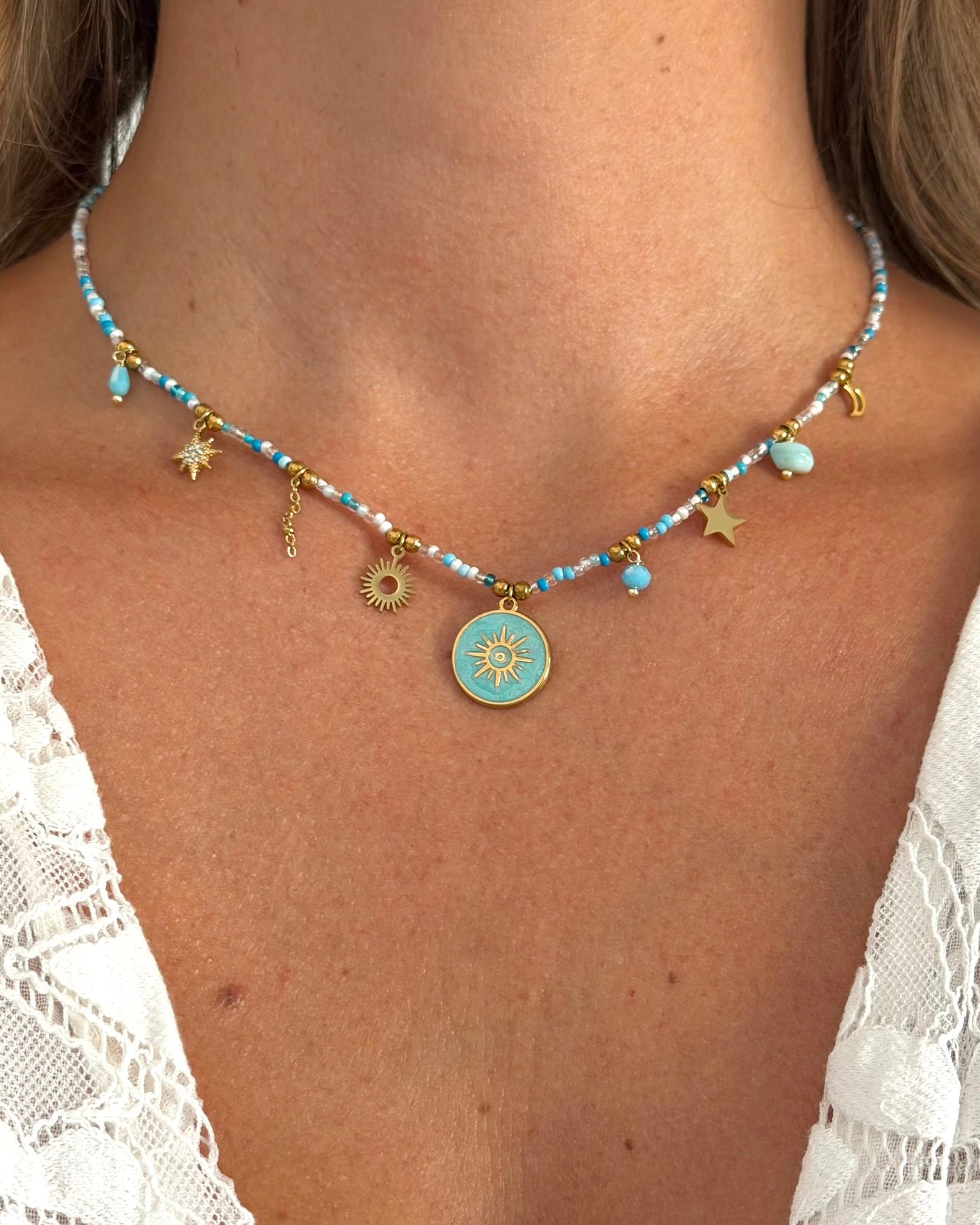 Collier Astra Bleu