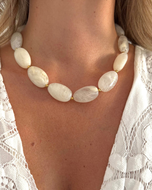 Collier Zaya Blanc