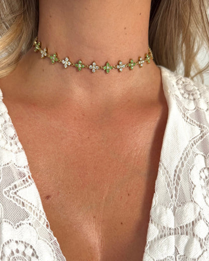 Collier Princesse Emeraude Choker