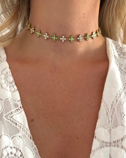 Collier Princesse Emeraude Choker