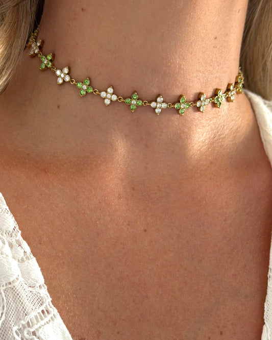 Collier Princesse Emeraude Choker
