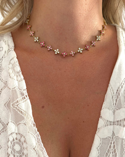 Collier Princesse Pink Choker