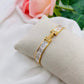 Bracelet H marbré