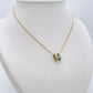 Collier H bleu ciel