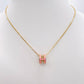 Collier H rose