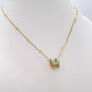 Collier H turquoise