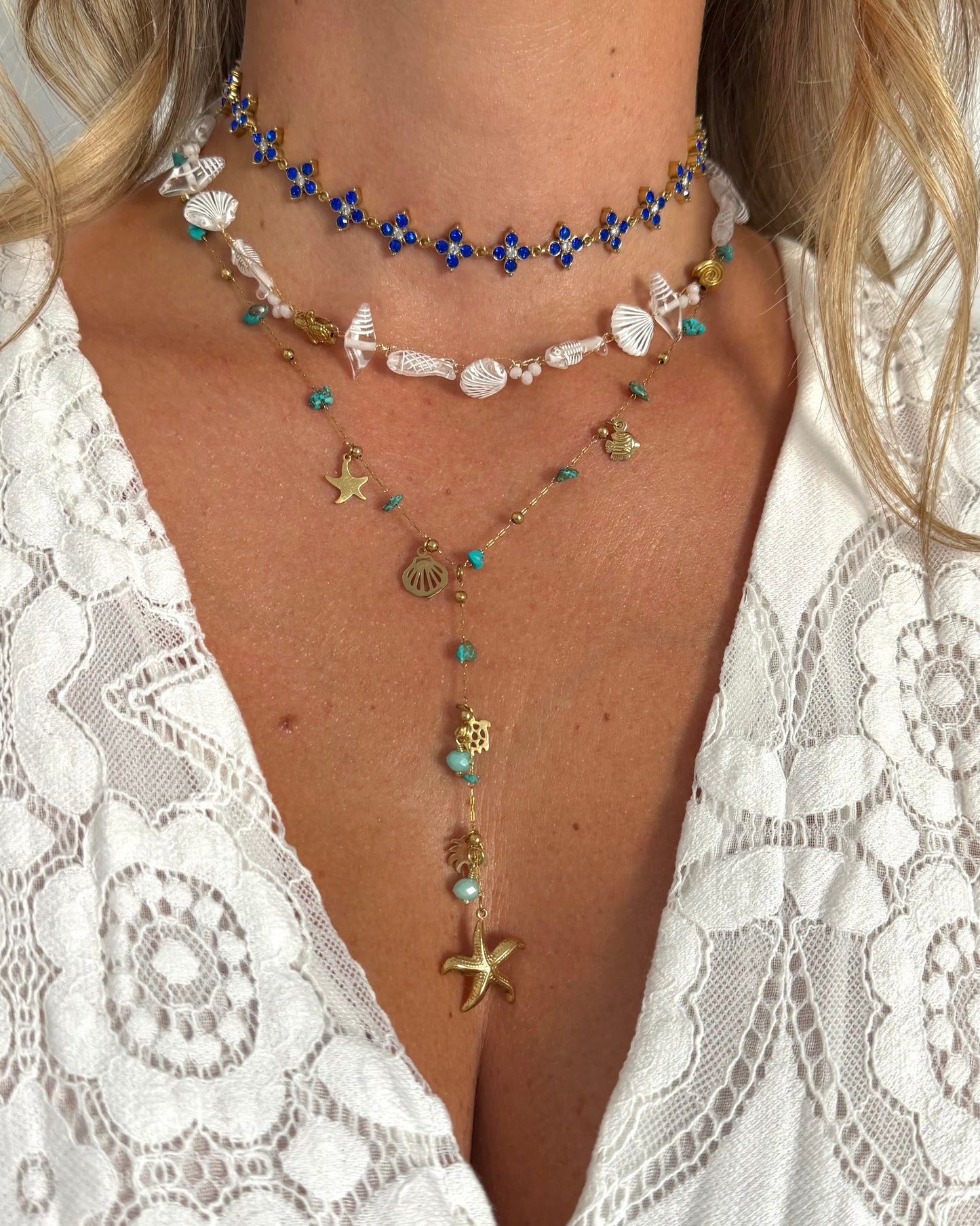 Collier Bahia Blanc