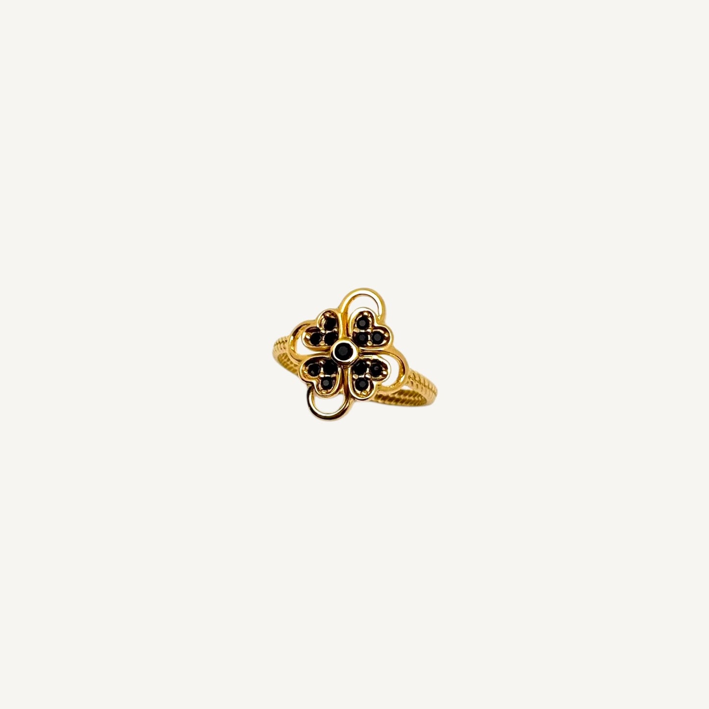 Bague Fleur Coeur