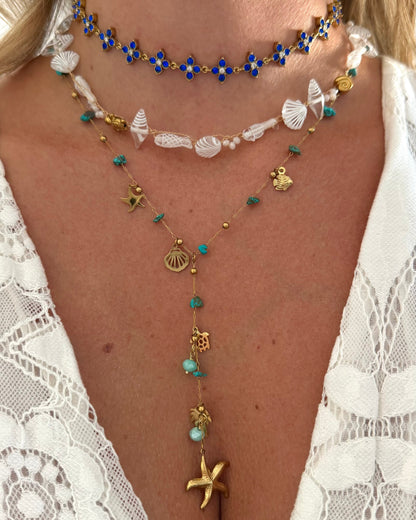 Collier Coralia Bleu