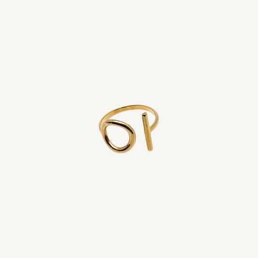 Bague Rond et Barre