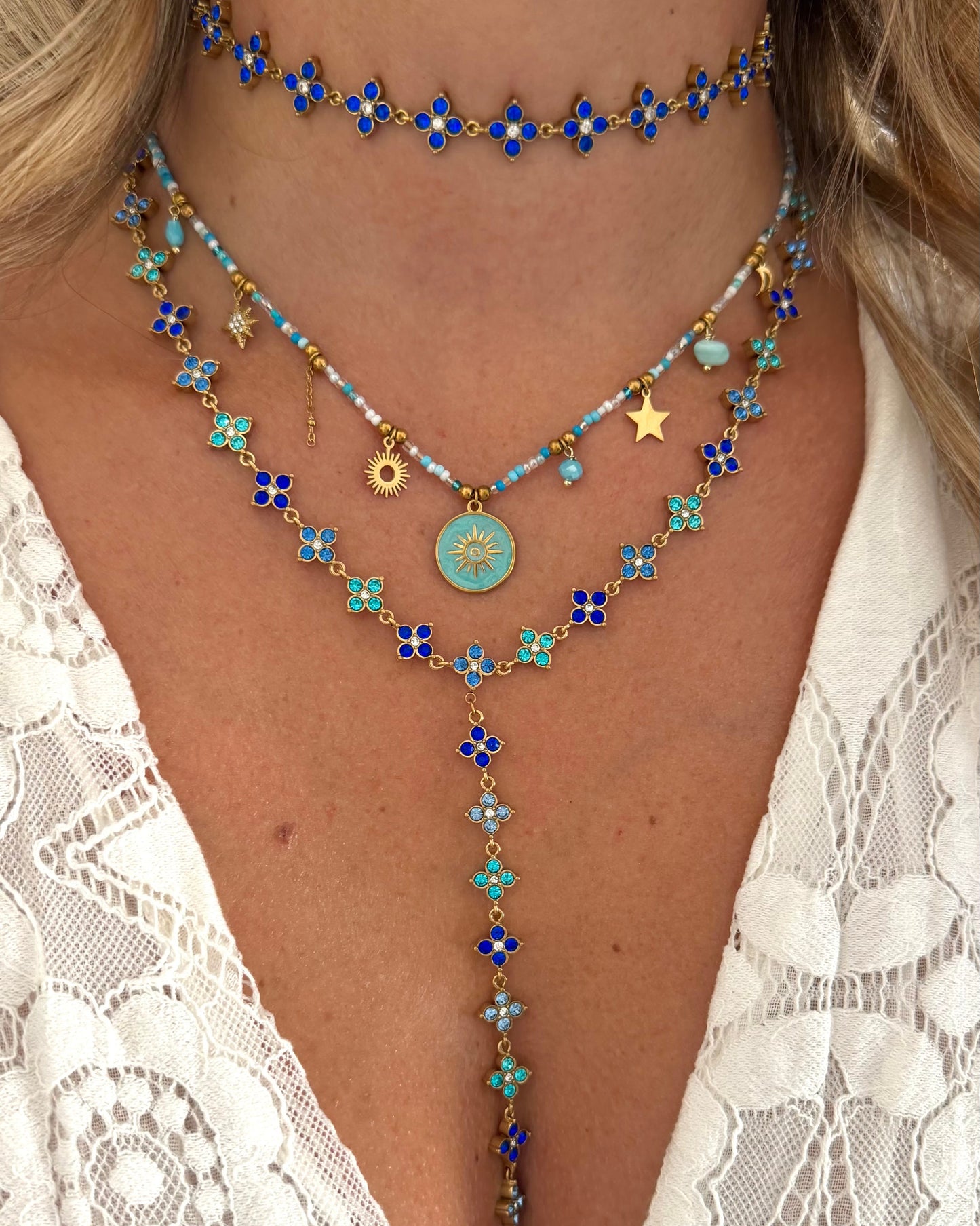 Collier Astra Bleu