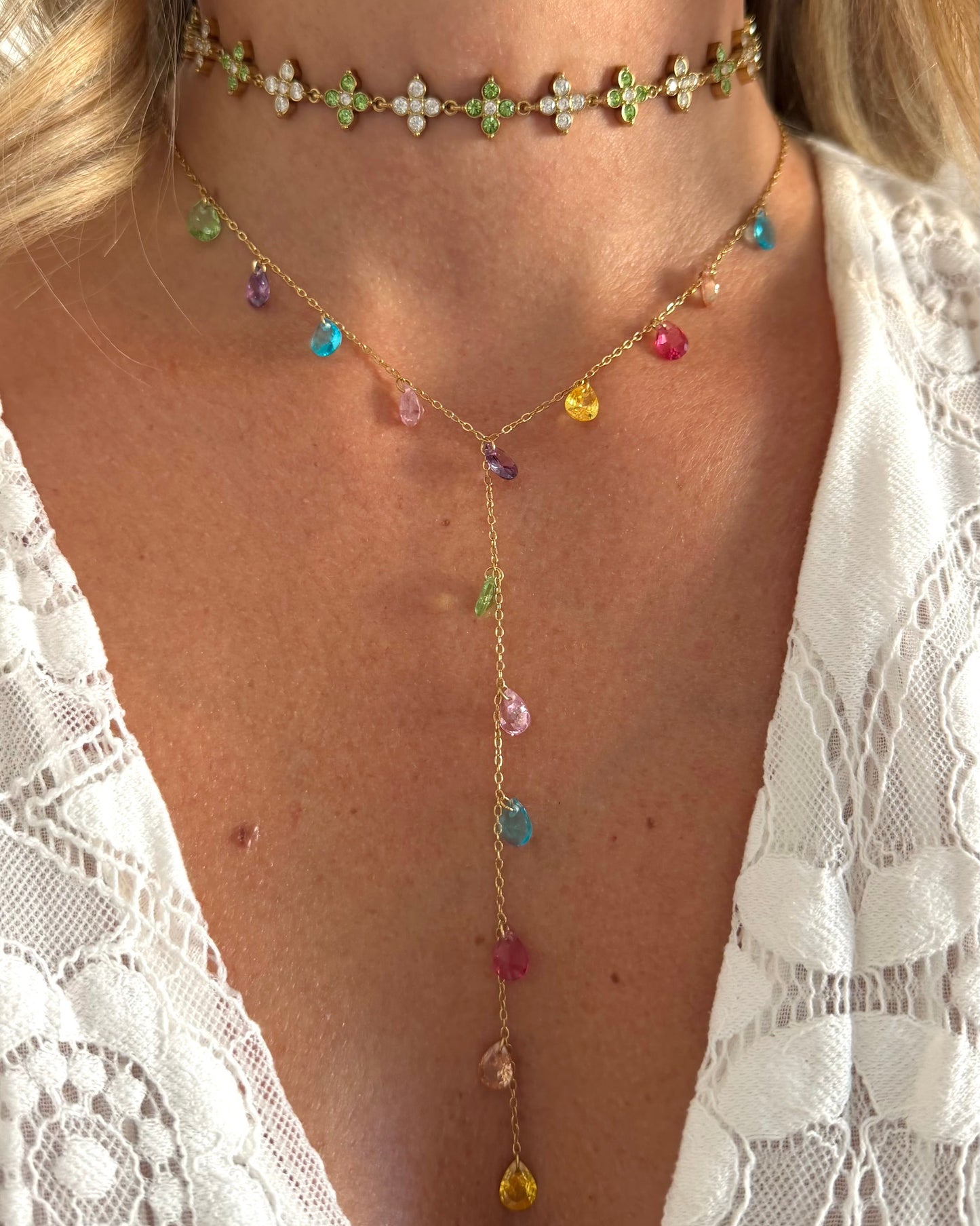 Collier Princesse Emeraude Choker