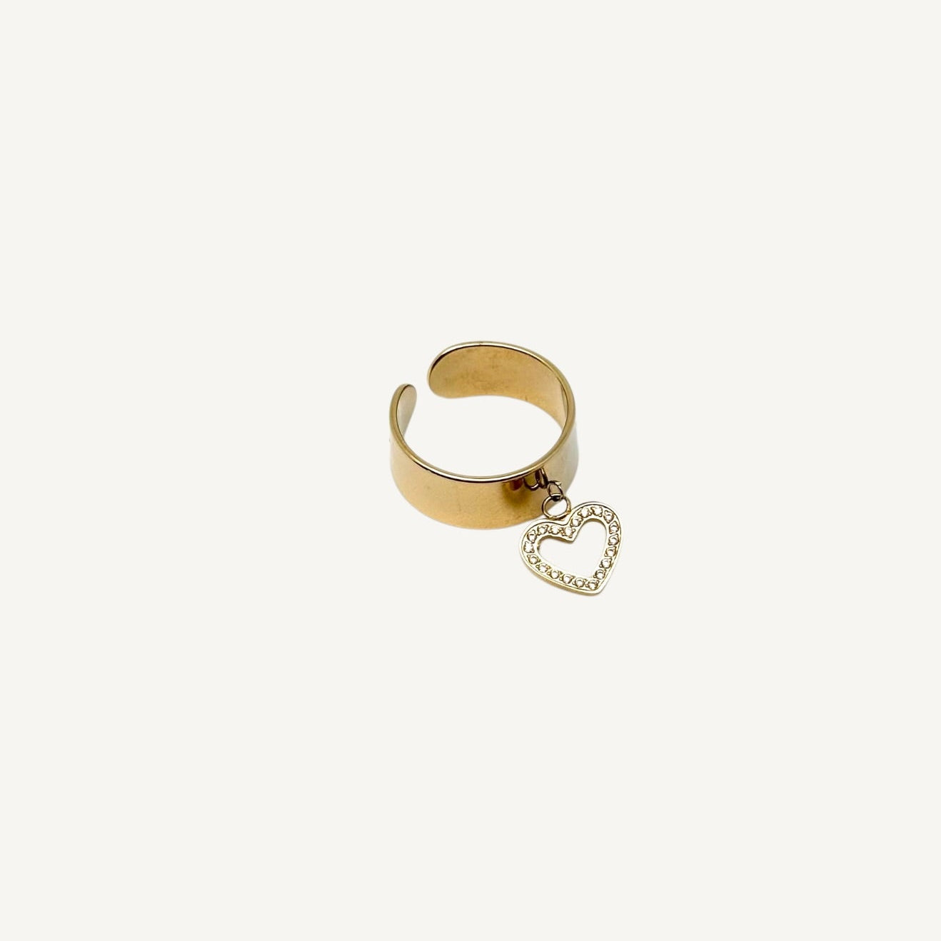 Bague Breloque Coeur