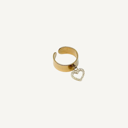 Bague Breloque Coeur
