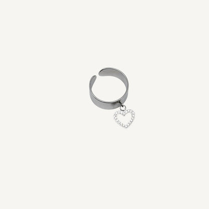 Bague Breloque Coeur
