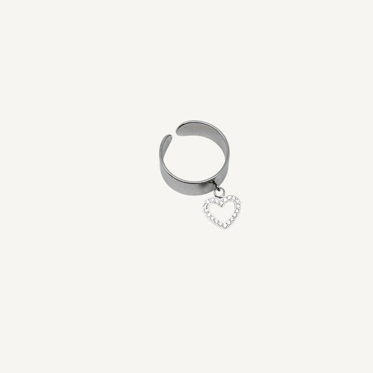 Bague Breloque Coeur