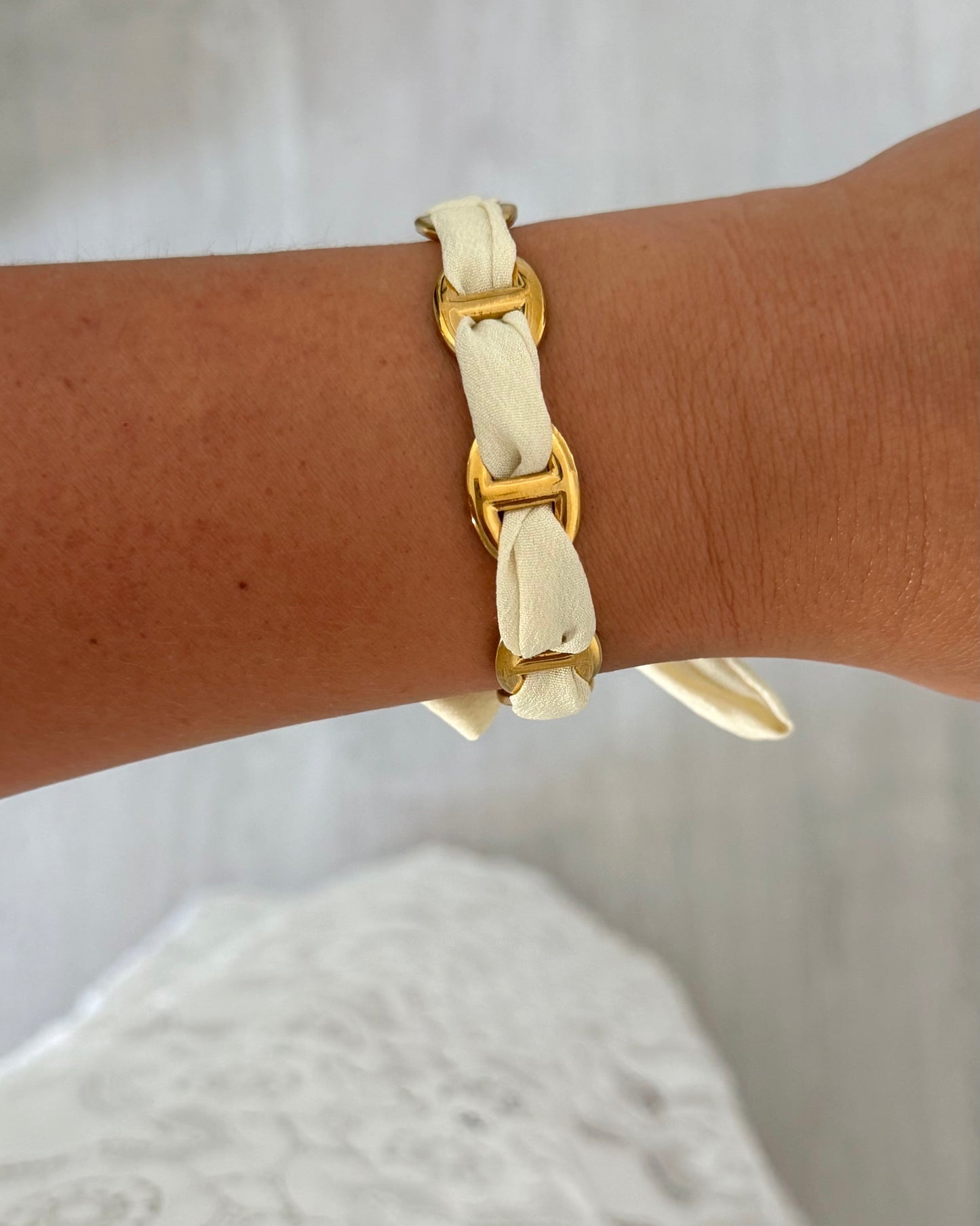 Bracelet Jonc Tess Beige