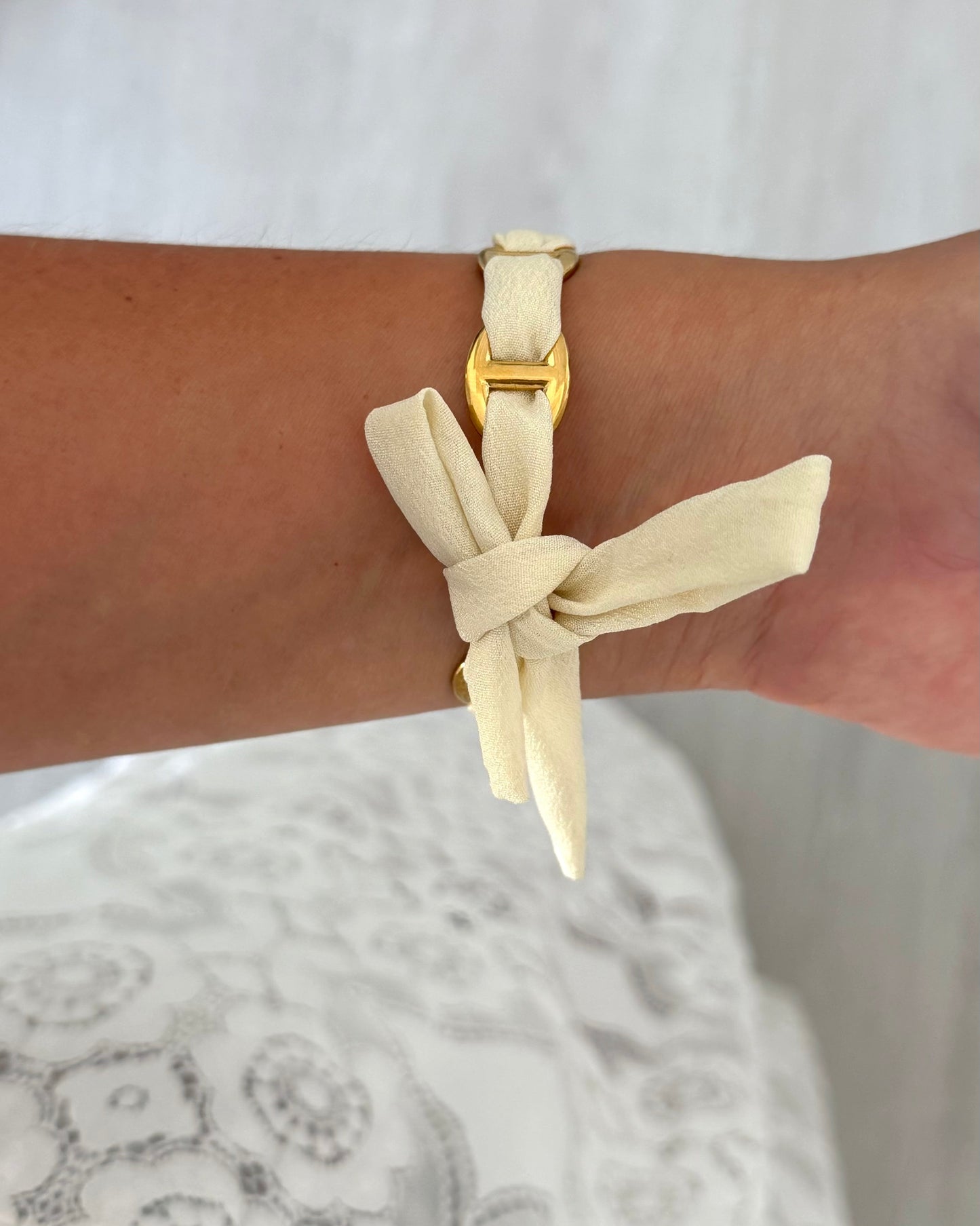 Bracelet Jonc Tess Beige