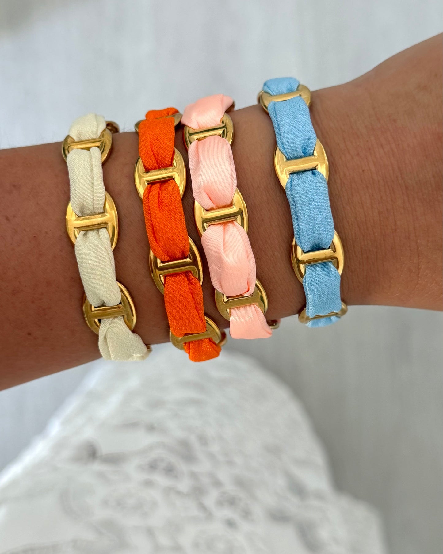 Bracelet Jonc Tess Beige
