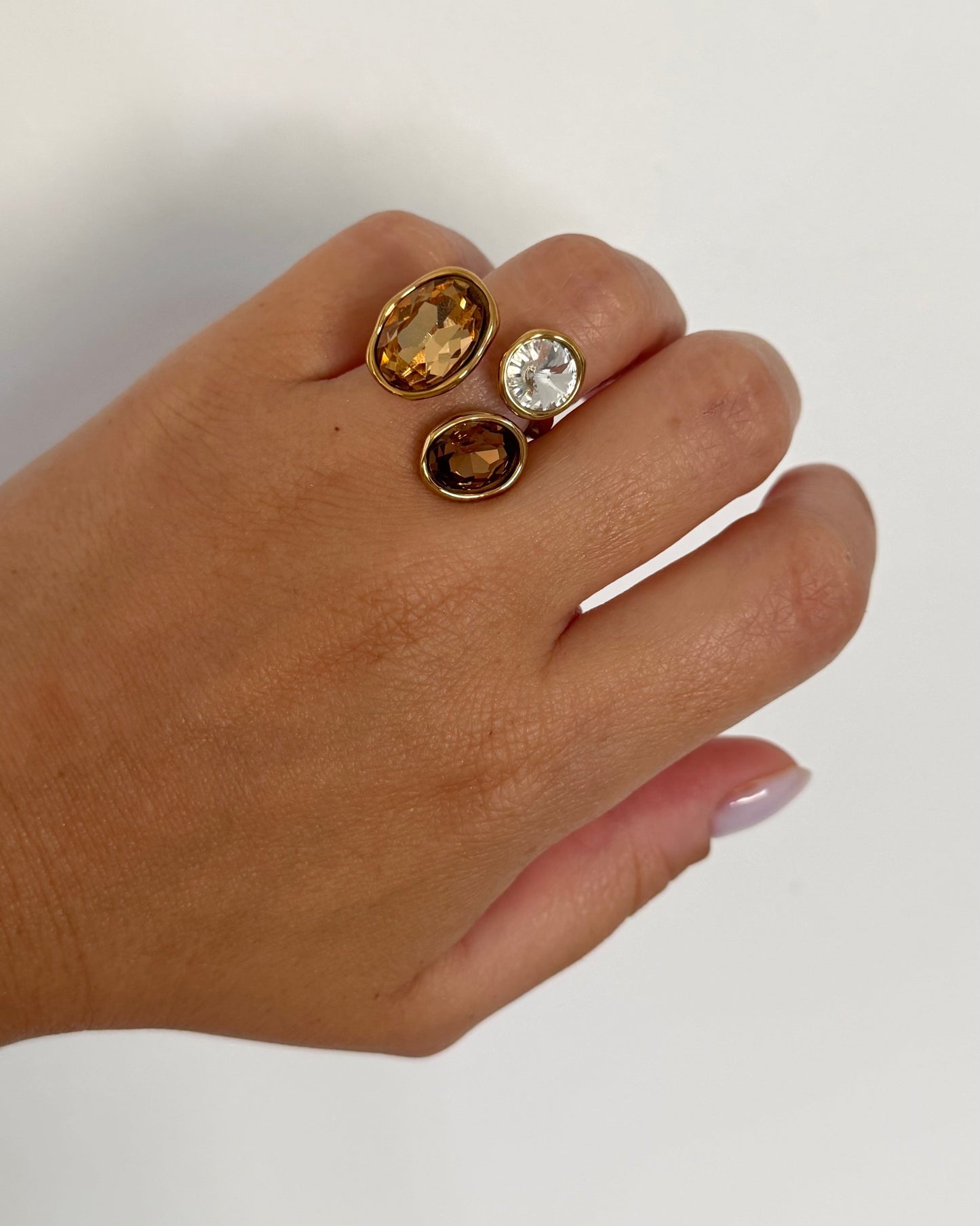 Bague Luméa Marron