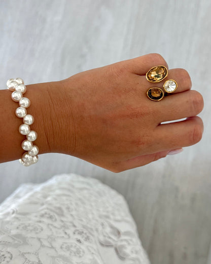 Bague Luméa Marron
