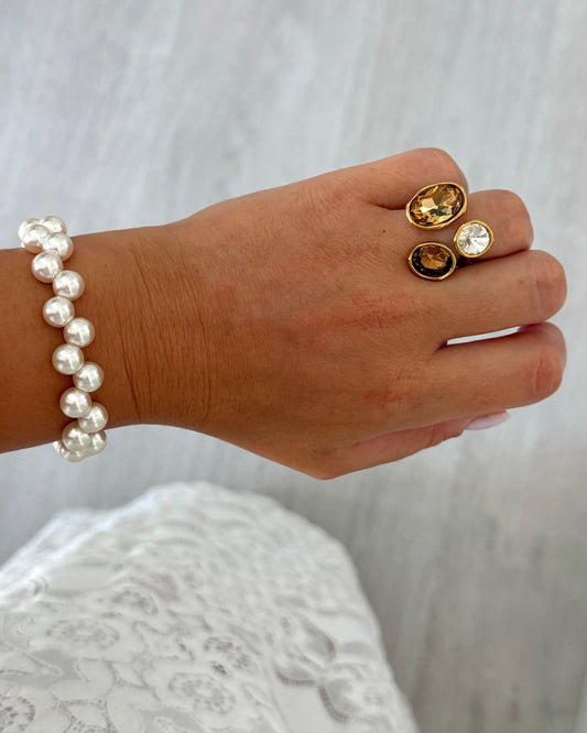 Bague Luméa Marron