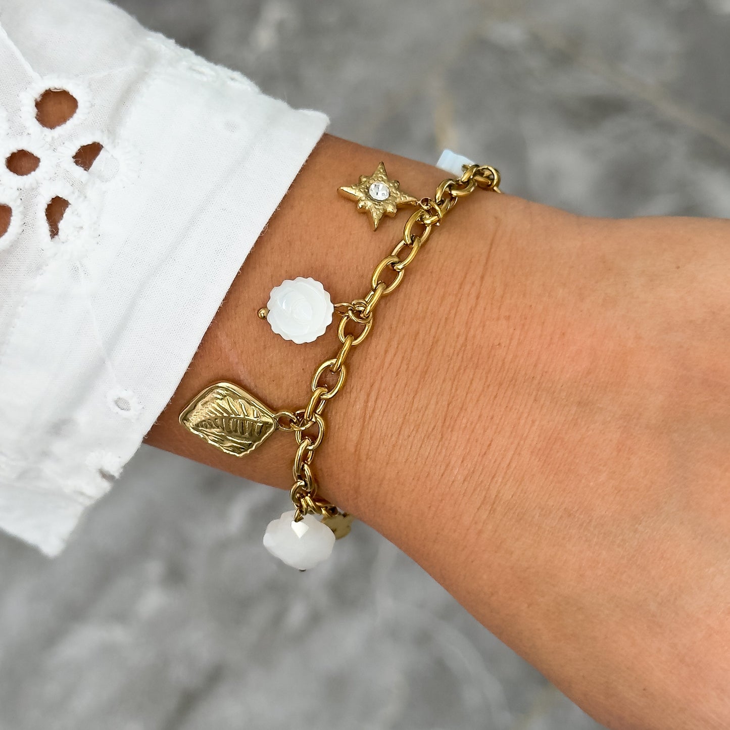 Bracelet Lyanna Blanc