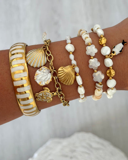 Bracelet Jonc Corail
