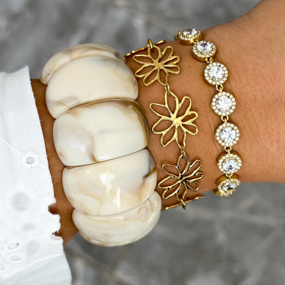 Bracelet Elsa Ivoire