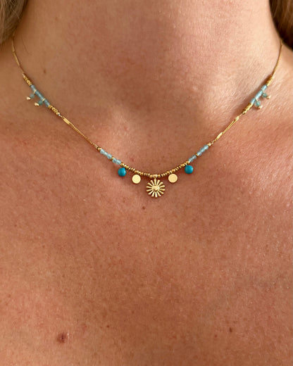 Collier Calista Bleu