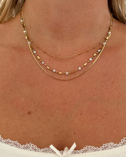 Collier Azélia Blanc