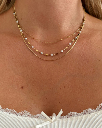 Collier Azélia Blanc