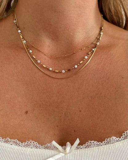 Collier Azélia Blanc