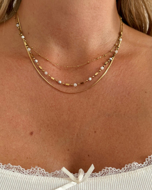 Collier Azélia Blanc