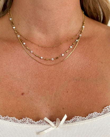 Collier Azélia Blanc